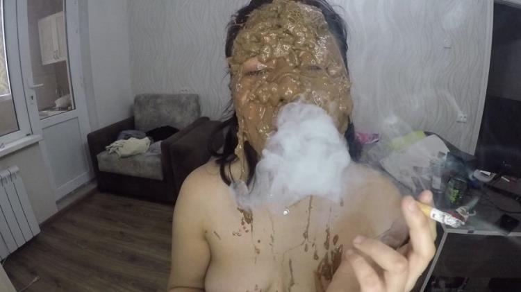 asiansteppe - Scat on my face and smoking (Scatshop) (2021 | FullHD)