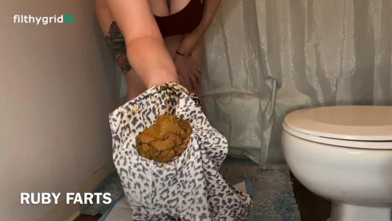 Ruby - Double Filled Panty Poop POV P1