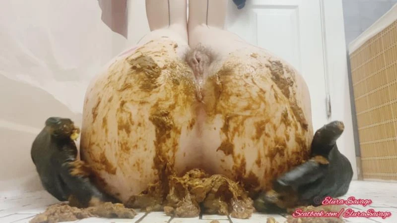 Mistress Elura Savage - My First Poop Smearing!