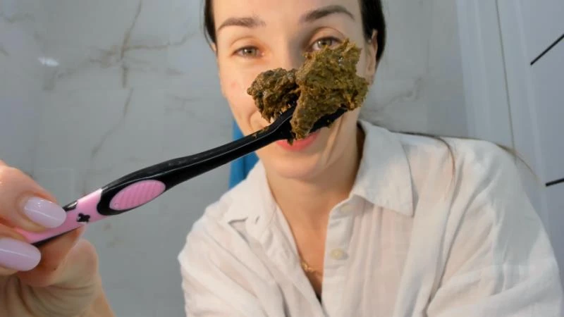 OksiLove - let's brush my teeth with poop paste
