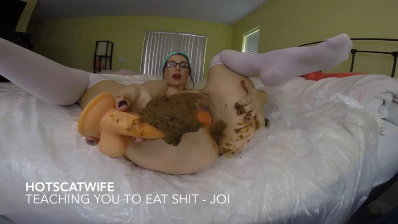 HotScatWife - Teaching you to eat SHIT – Jerkoff Instructional P1