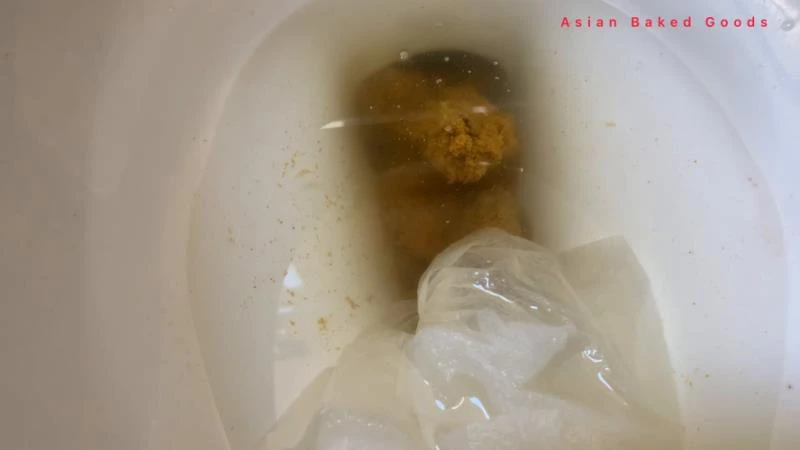 Shit pee moan on the toilet
